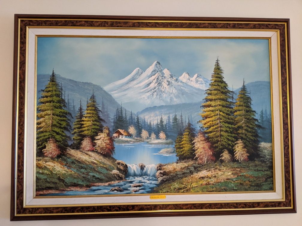 Quadro Paisagem Montanhosa