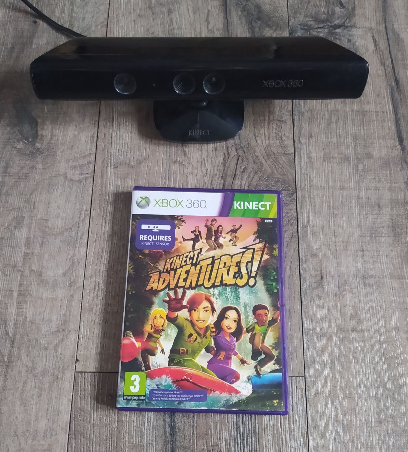 Xbox 360 Kinect + Gra Kinect Adventures Wysyłka