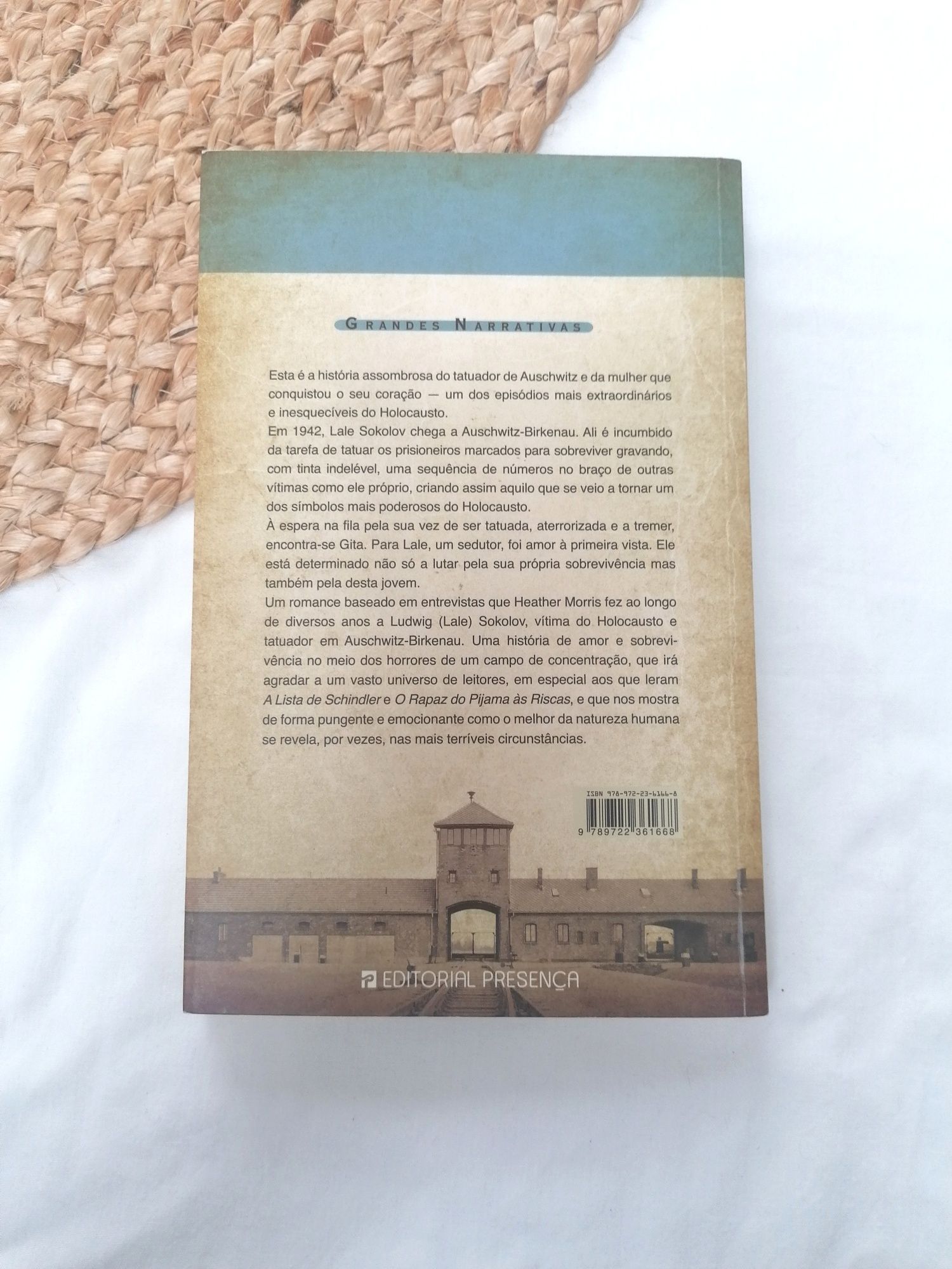 Livro: O Tatuador de Auschwitz"