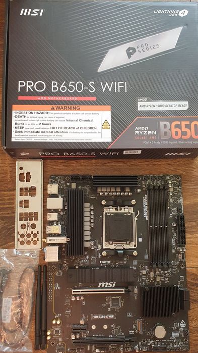 MSI PRO B650-S WiFi socket am5