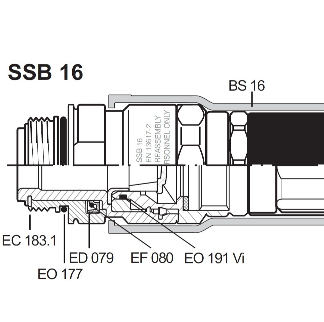 Розривна муфта SSB 16.1 (без накладки)