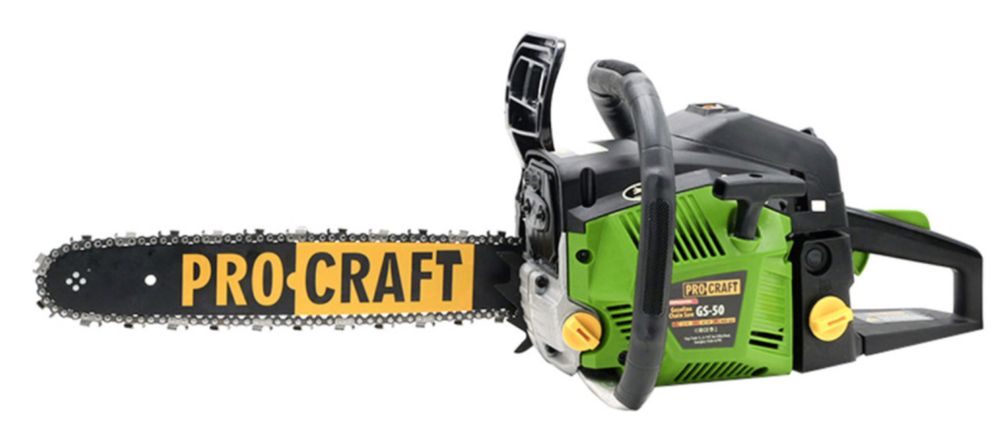 Бензопила Procraft GS50/2 (2 шина, 2 ланцюг - 40, 45)