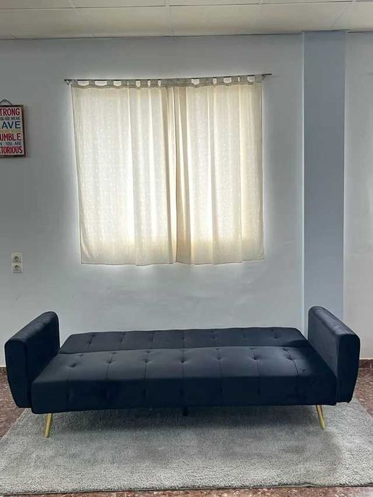 Sofá cama preto barato SÓ 236€- entrega gratis