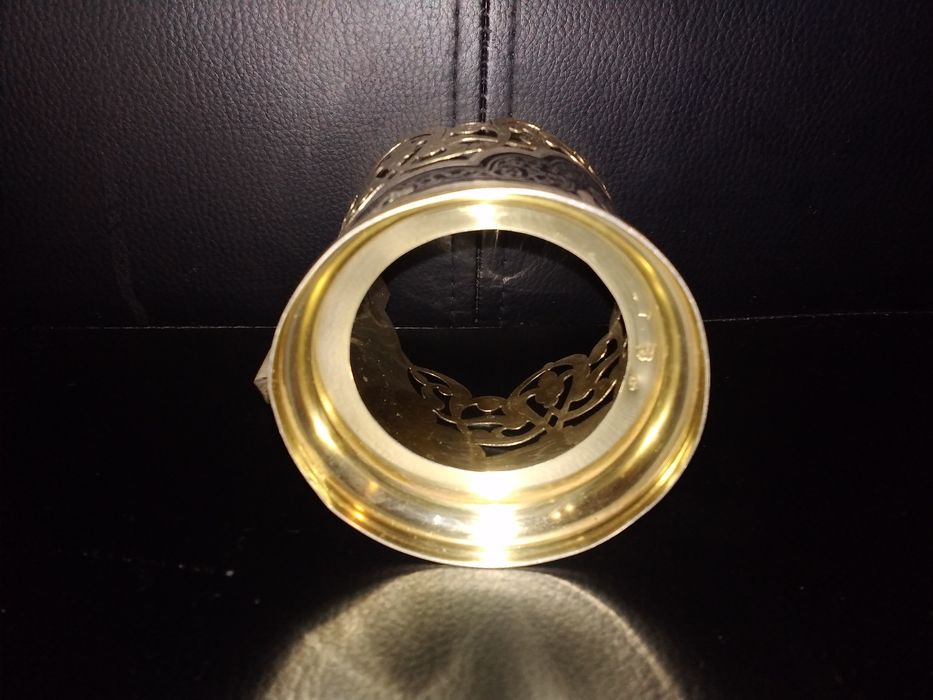 Подстаканник ссср серебро 875