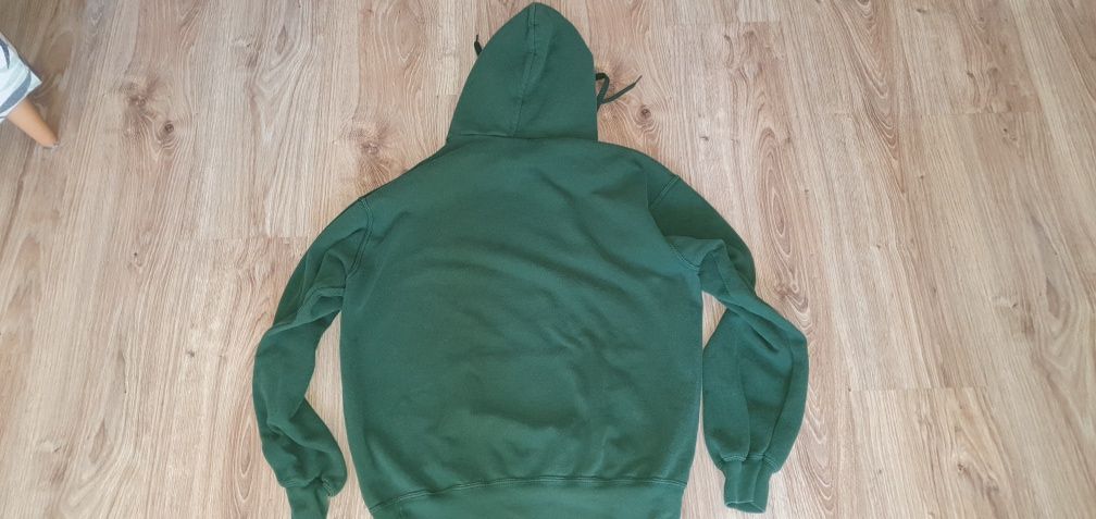 Bluza zielona POLIZEI firmy Fruit of the loom rozmiar M stan jak Nowy