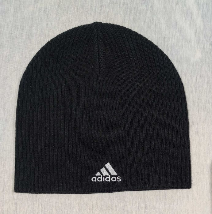 Adidas czapka zimowa czarna oryginalna okazja jak nowa na zimę