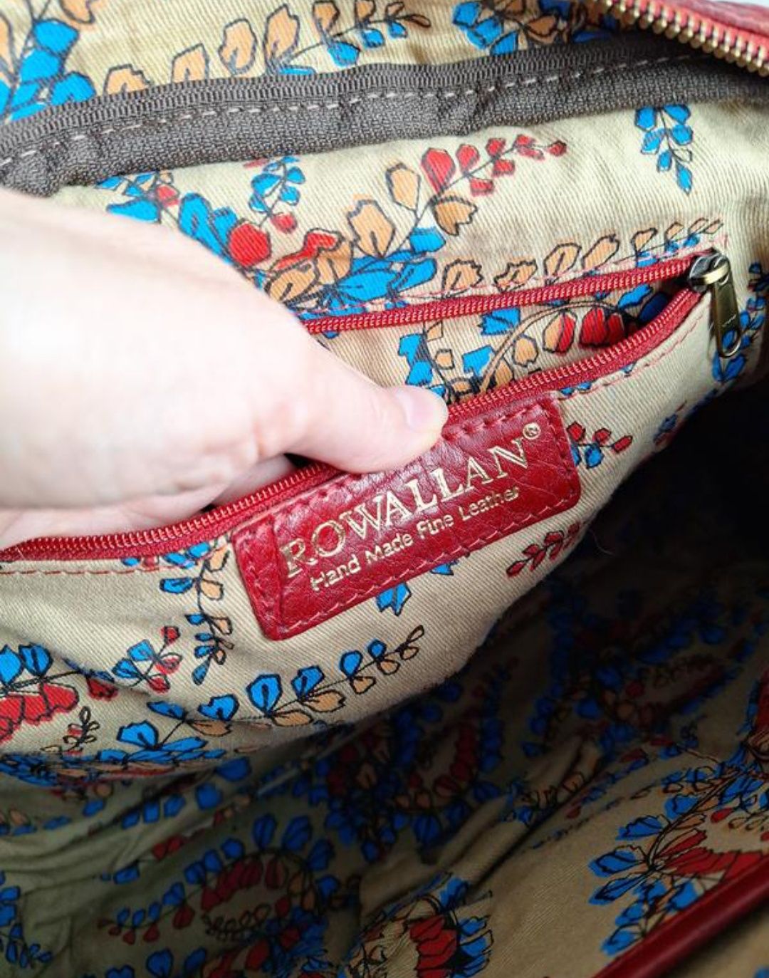 Шикарная кожаная сумка Rowallan