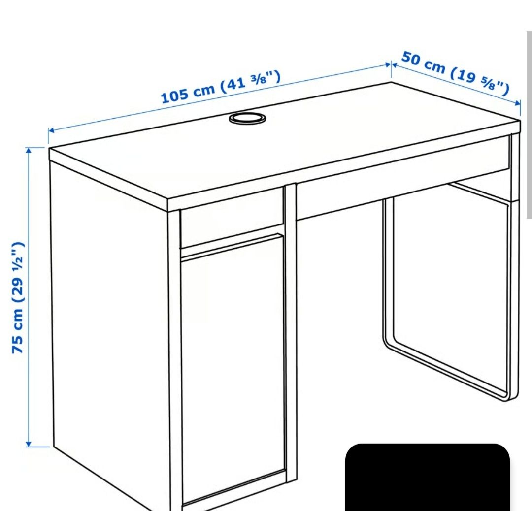 Secretaria IKEA Mike com estante