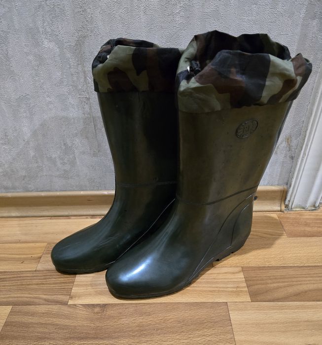 Чоботи гумові зелені р.39