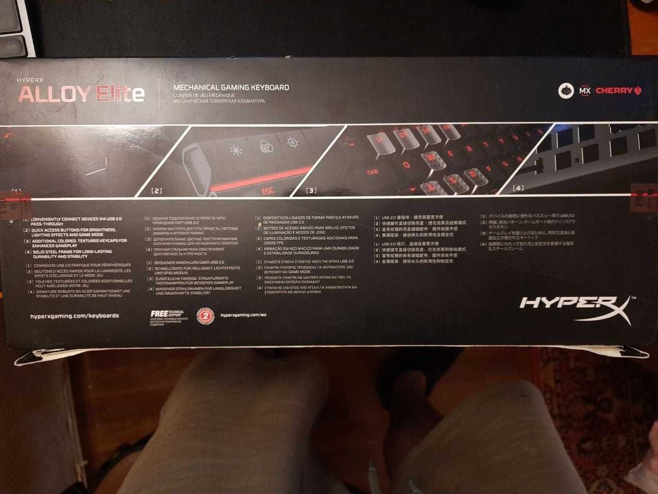 Клавиатура  Hyperx Alloy Elite MX Red Cherry