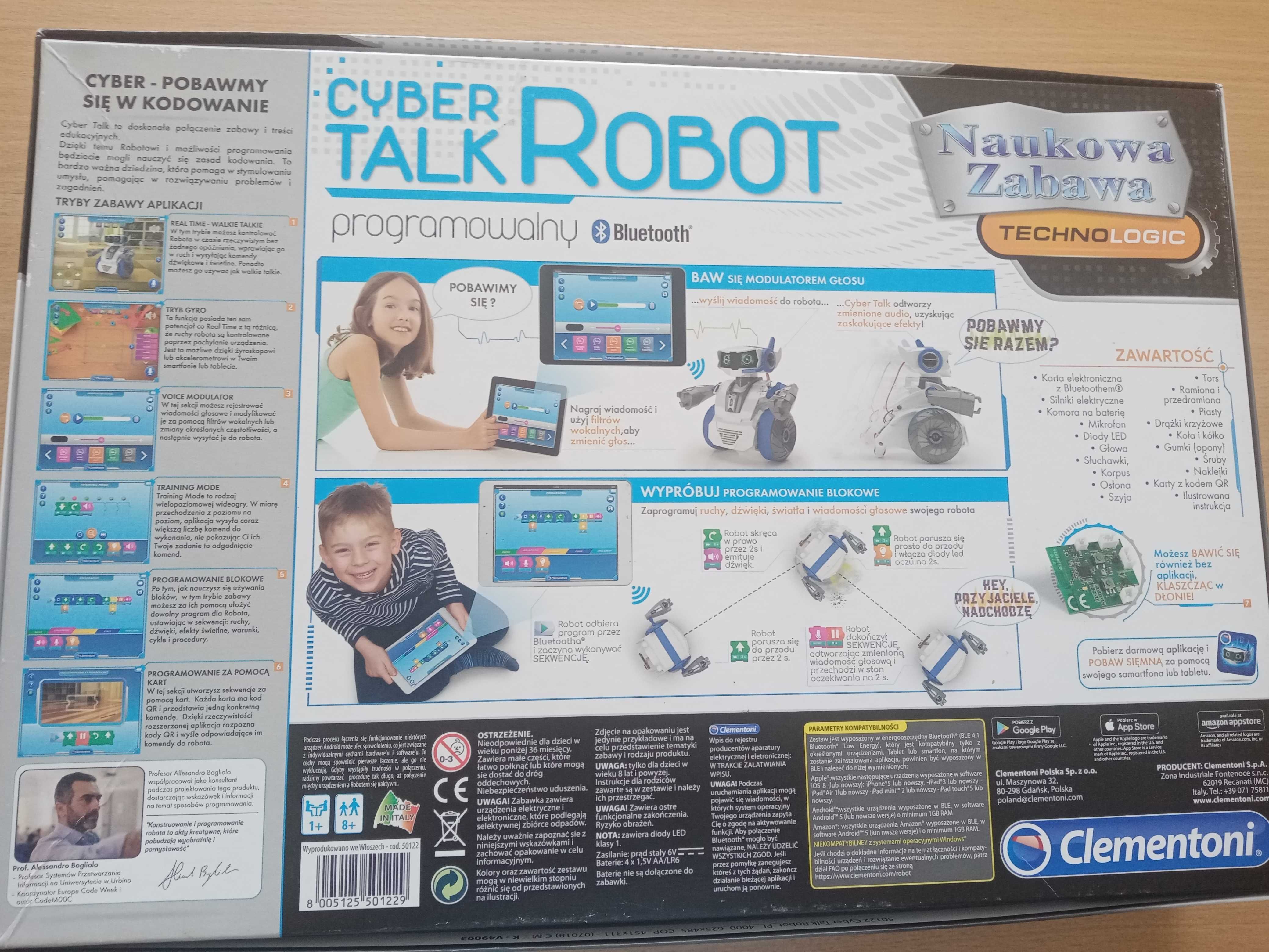 Clementoni "Cyber talk robot"