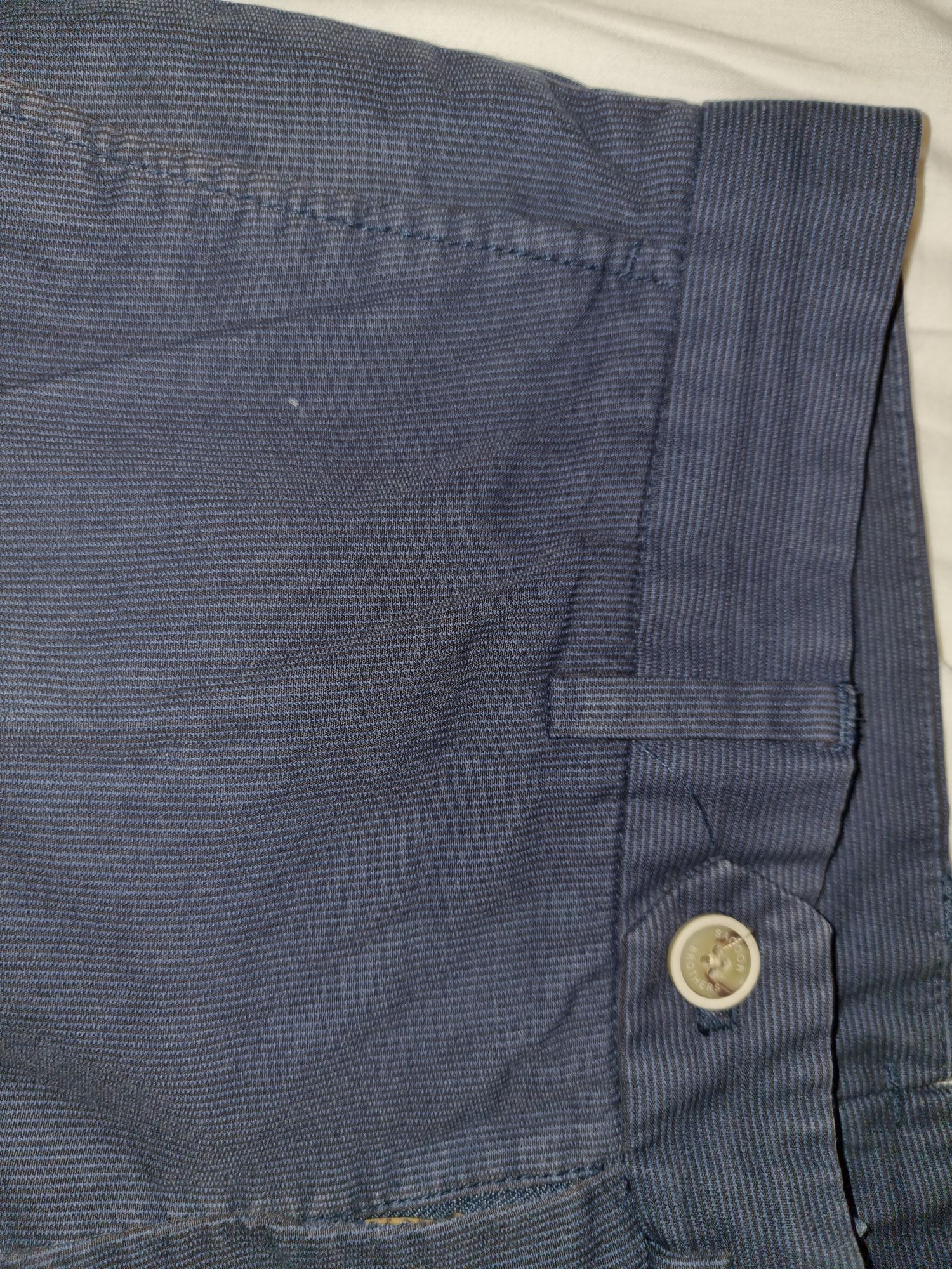 Sacoor - Azul Riscas - Calças Chino