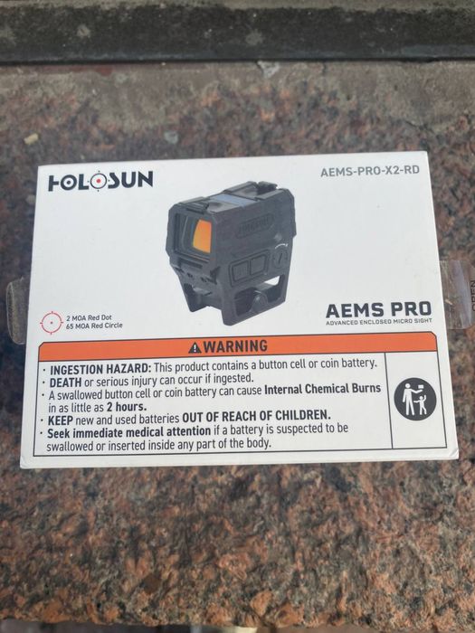 Holosun AEMS PRO X2 Multi Reticle Red Dot Sight новий оригінал з США
