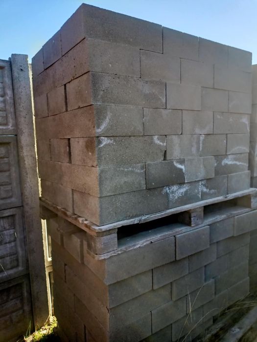 Bloczki fundamentowe betonowe kanoldy 12cm NOWE