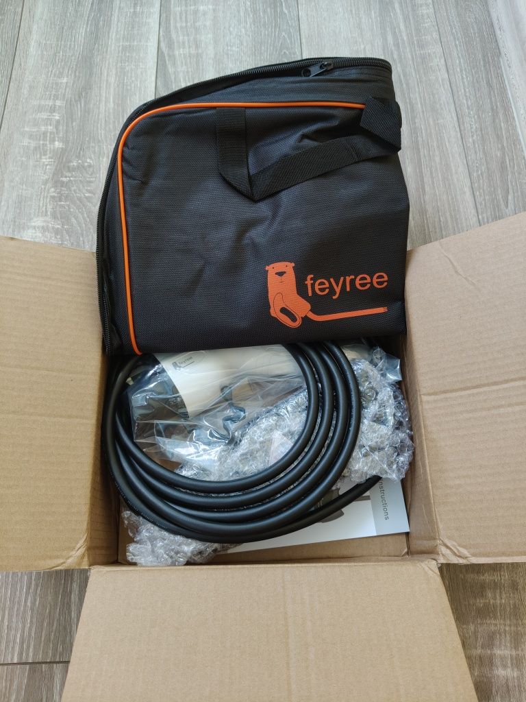 Зарядка type 1/Tesla type 2 gbt  16 ампер 3.5кВт зарядка Feyree