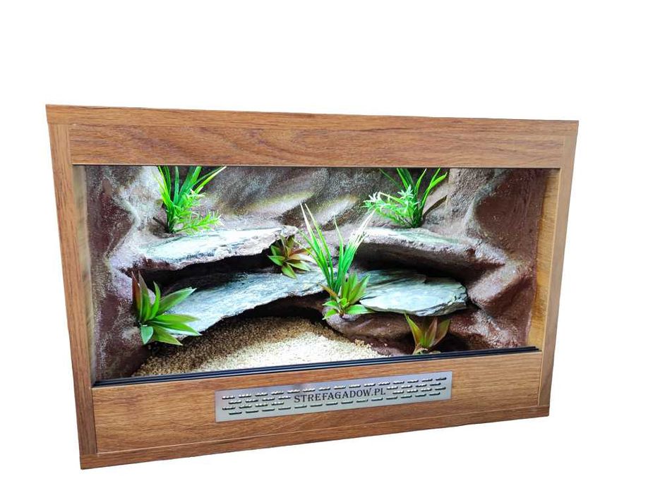 Terrarium pustynne nr645 60/40/40 dla gekona lamparciego NA ZAMÓWIENIE