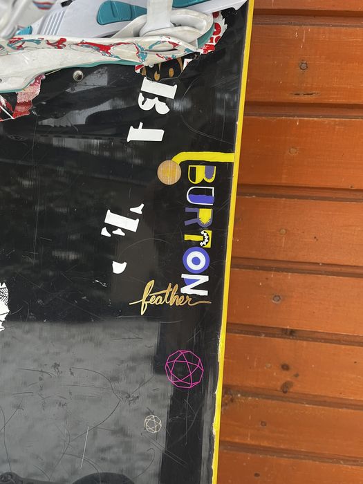 Deska snowboard Burton Feather 149cm wiązania Rome SDS