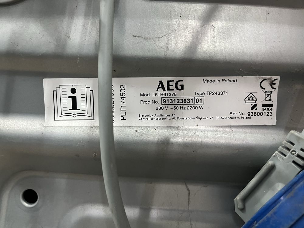 Pralka AEG 7kg 40cm 1400ob A++ |12msc |BD stan |Dowóz