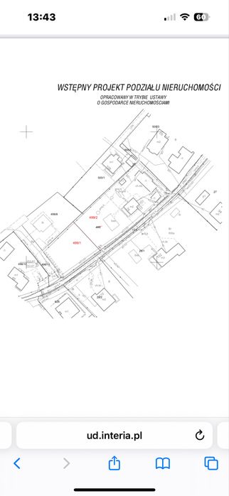 Działka 10 ar Zabłocie gm Biskupice pow Wieliczka