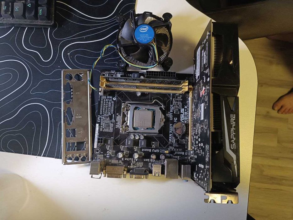 ASUS HB1M-K, I5-4690, 16gb ОЗУ ddr3, rx 560 4gb