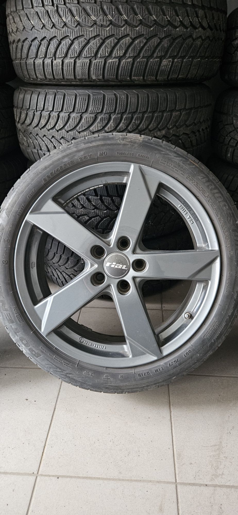 Alufelgi koła vw audi skoda seat rial 7,5x18 5x112 225/45R18 lato