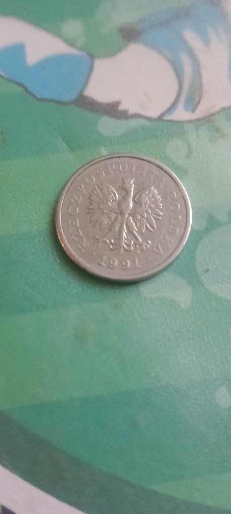 1zł moneta z RP z 1991 roku
