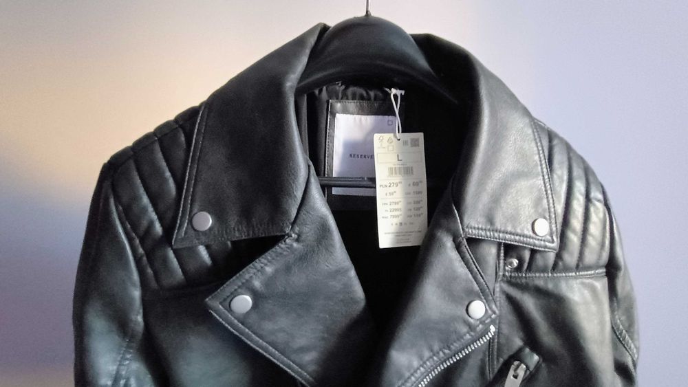 Reserved kurtka ramoneska męska eko skóra L NOWA