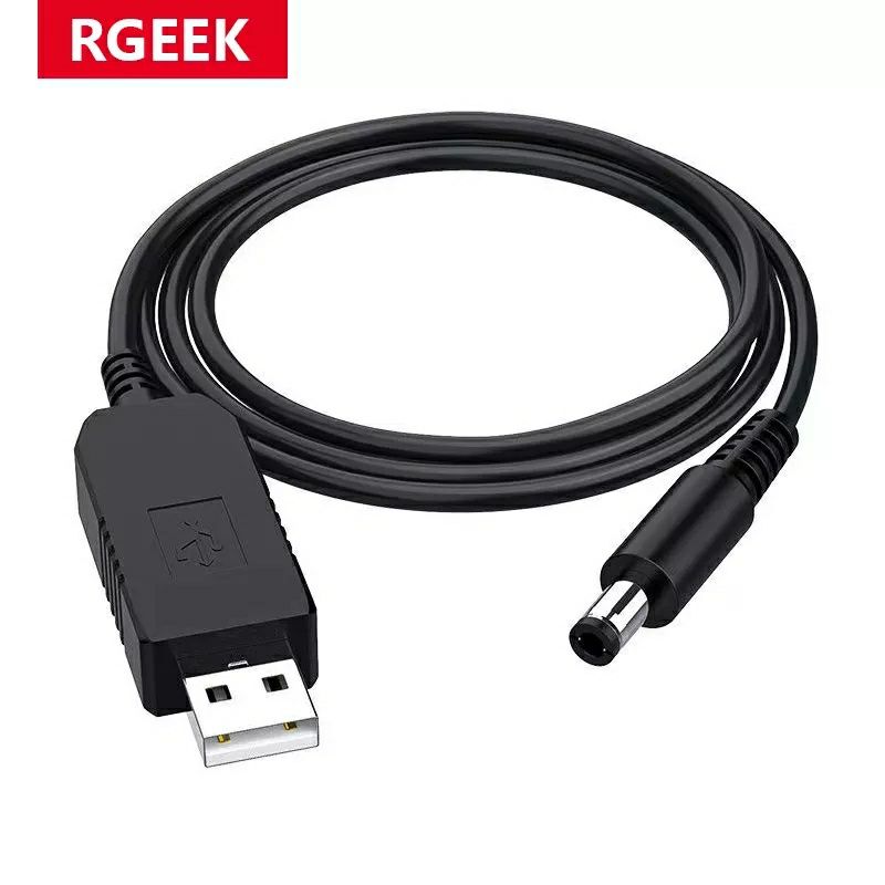 Кабель переобразователь  питания USB для роутера  з 5v на 12v