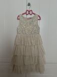 Sukienka kremowa tiulowa H&M 134cm