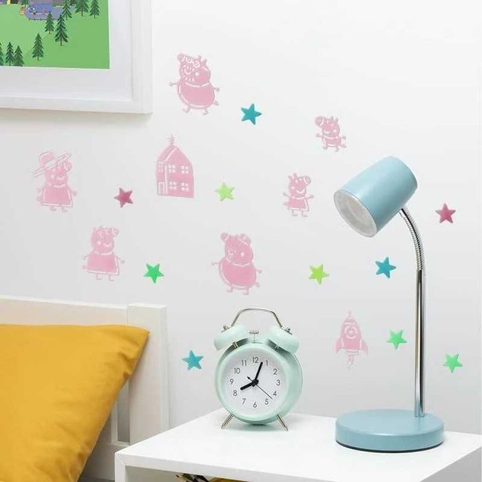 Naklejki PEPPA PIG Świecące W Ciemności Decal Glow In The Dark Nowe
