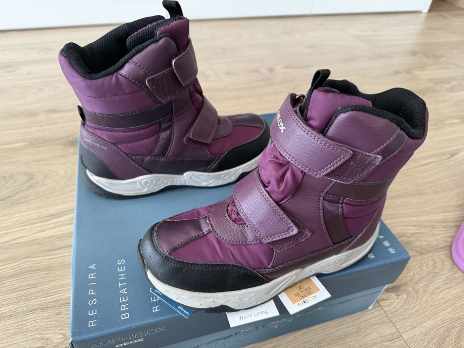 Super śniegowce dziewczęce Geox, rozm. 35, stan super