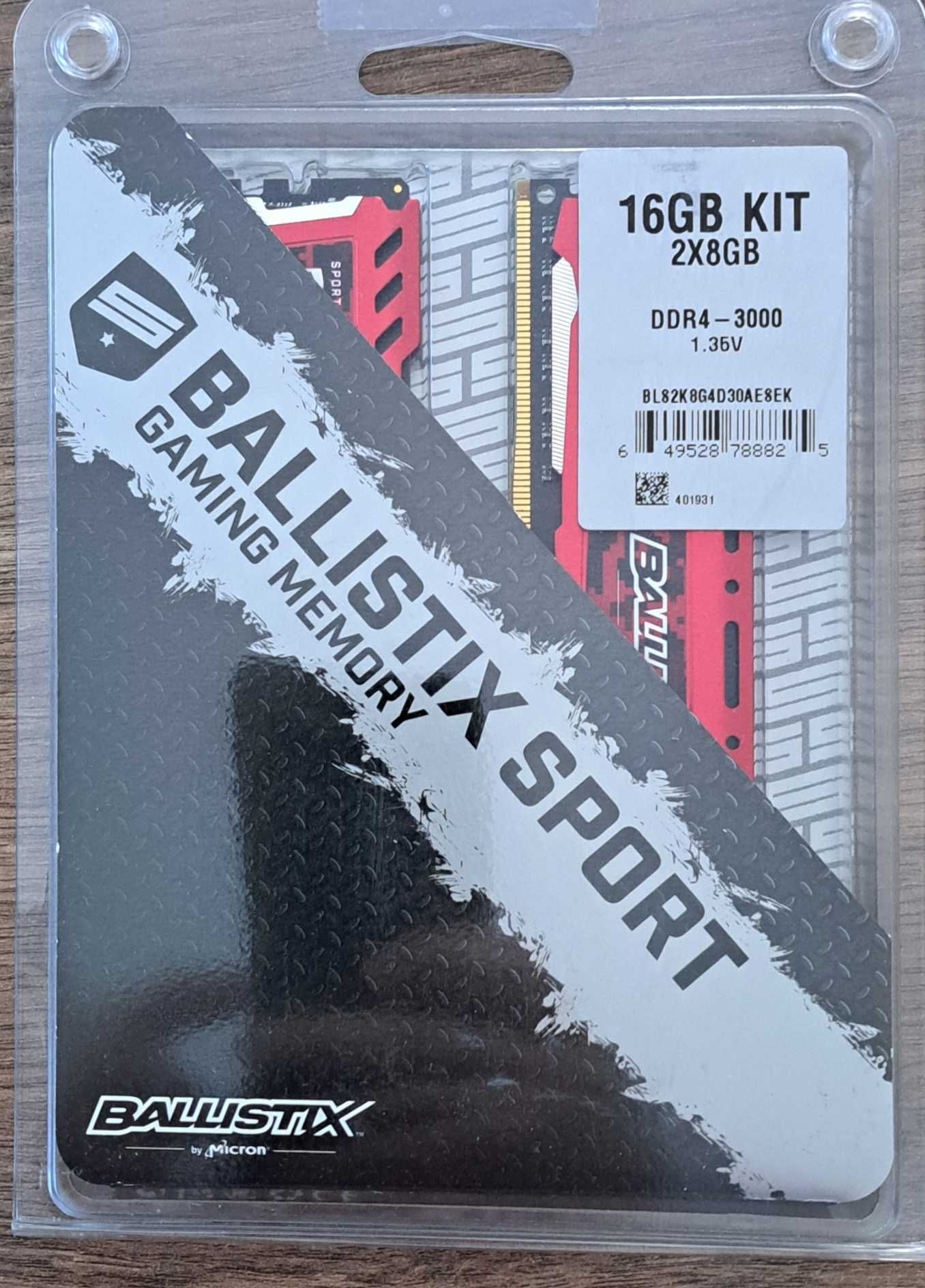 Crucial Ballistix Sport LT Red 2x8GB 3000MHz CL15