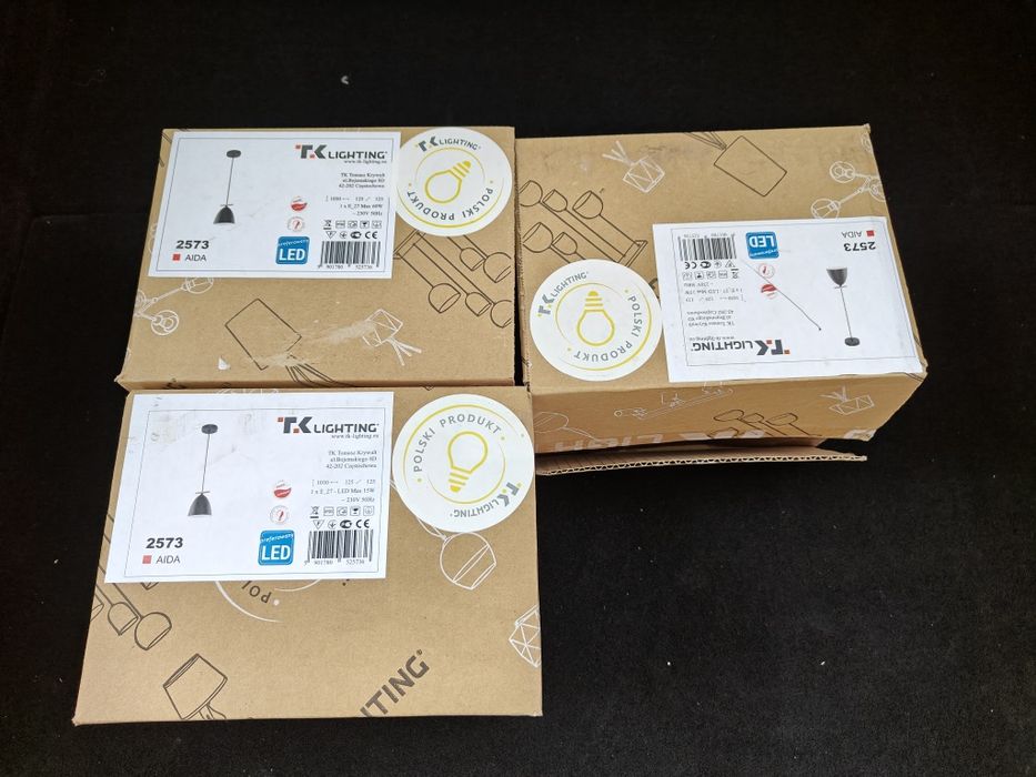 Підвісний світильник люстра  Aida Black 2573 TK Lighting Loft