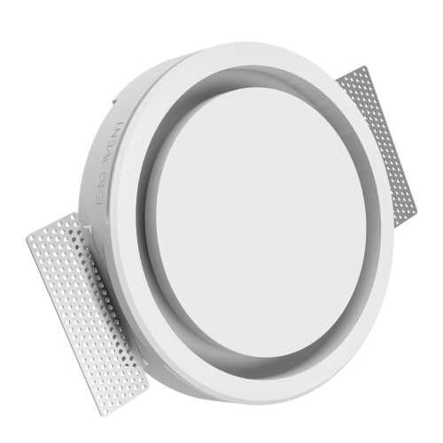 Anemostat bezramkowy gipsowy Ergovent RONDO 125mm – 8 Sztuk