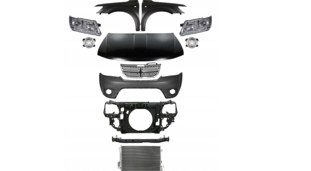 Капот бампер фара крило радіатор решітка Dodge JOURNEY компл