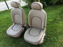 Rover 75 - Bancos Pele bege Carro & Carrinha
