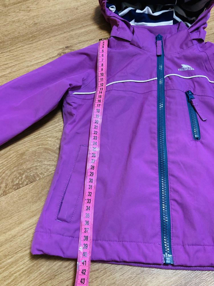 Курточка Trespass куртка ветровка дождевик на девочку деми 2 3 4 года