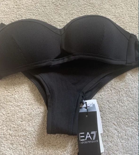 EA7 Emporio Armani strój kąpielowy bikini L nowy 2 częściowy