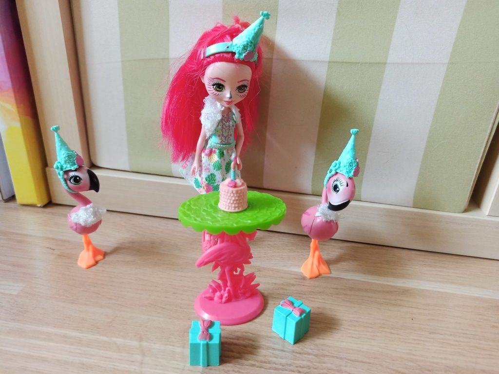 Mattel Enchantimals Lalka + Flamingi