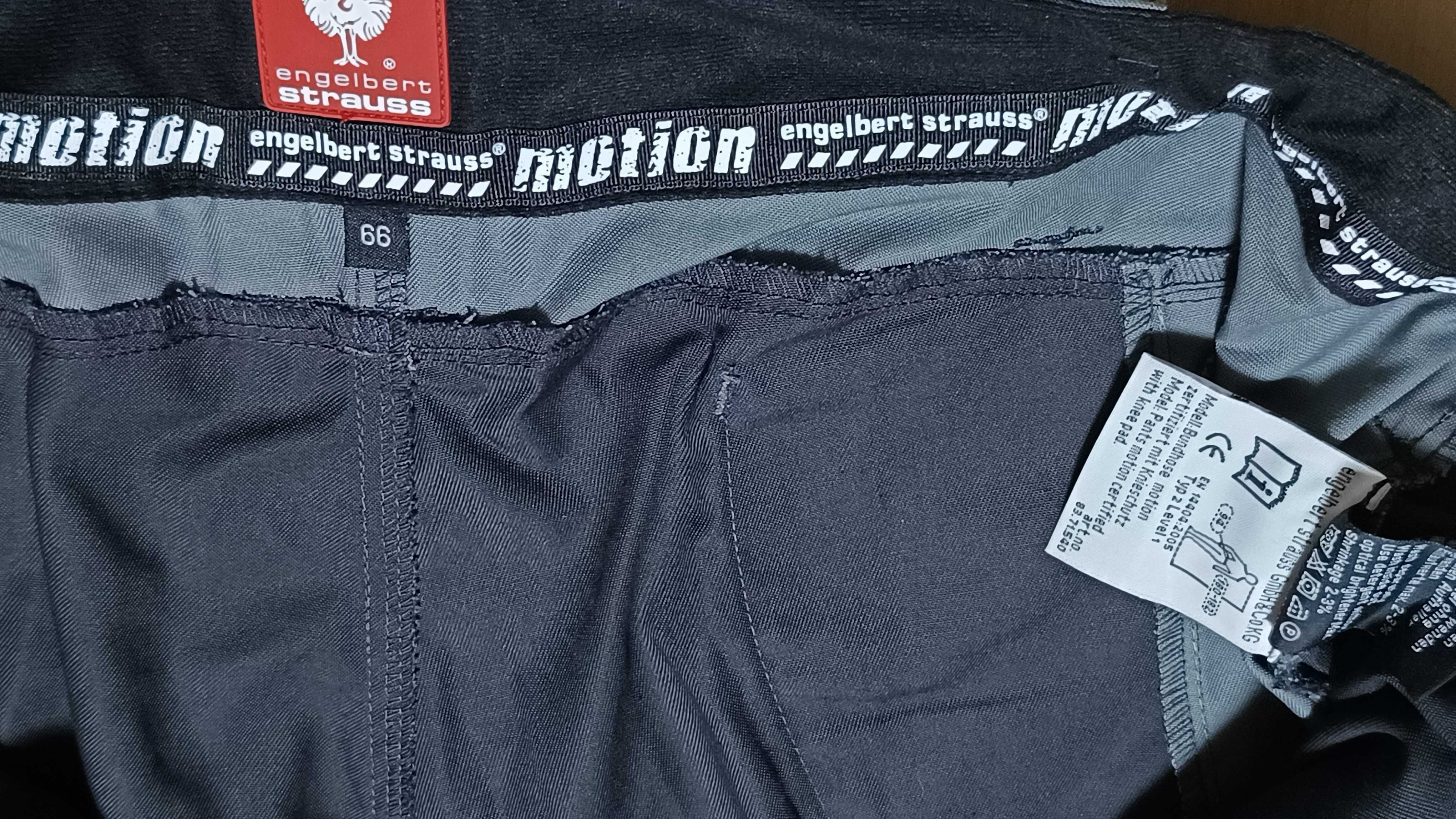 Męskie spodnie ENGELBERT STRAUSS MOTION r.4XL(66) nowe stan idealny