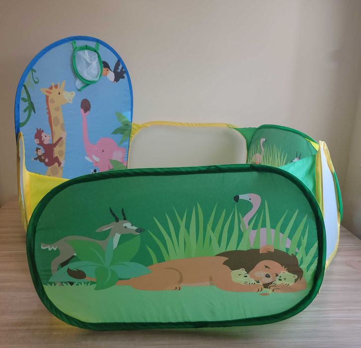 Basen z Piłeczkami I Koszem do Koszykówki dla DZIECI