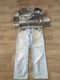 Продам мужской свитер, размер М и джинсы 52 размер