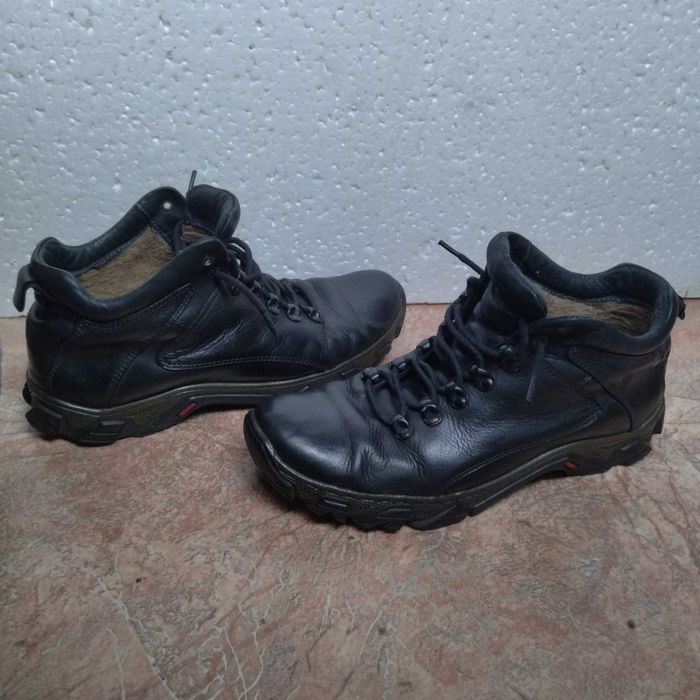 Полуботинки кожаные на меху полный 43 р.