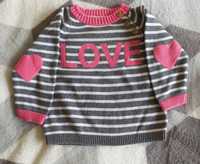 Sweter dziewczecy h&m 68