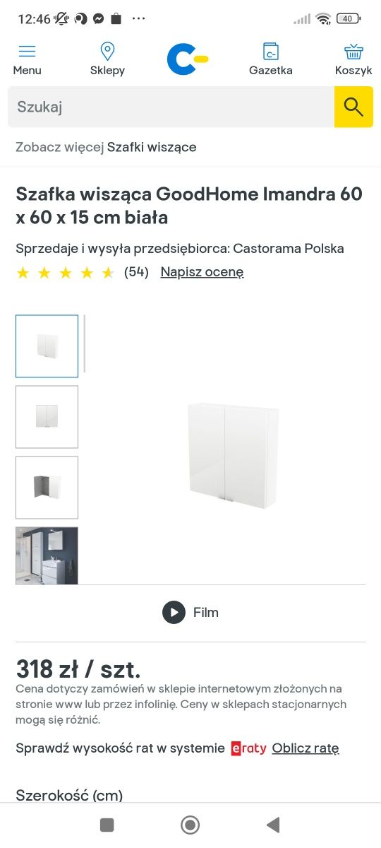 Szafka Łazienkowa Good Home Imandra