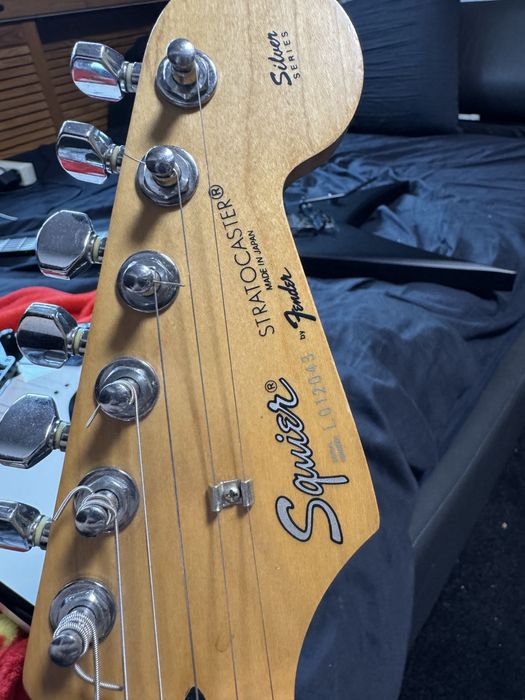 Stratocaster Squier by fender Silver series Made in Japan Fujigen