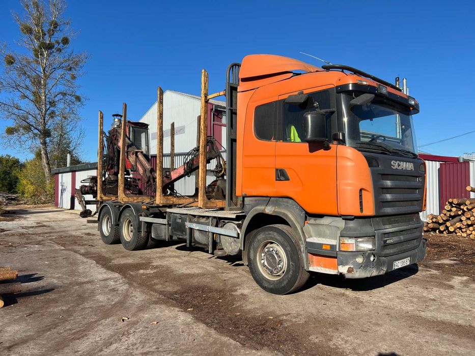 Продам лісовоз з маніпулятором Scania R 480