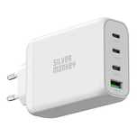 Ładowarka sieciowa Silver Monkey GaN 130w 3x Usb-c Pd 1x Usb-a 3.0 Qc