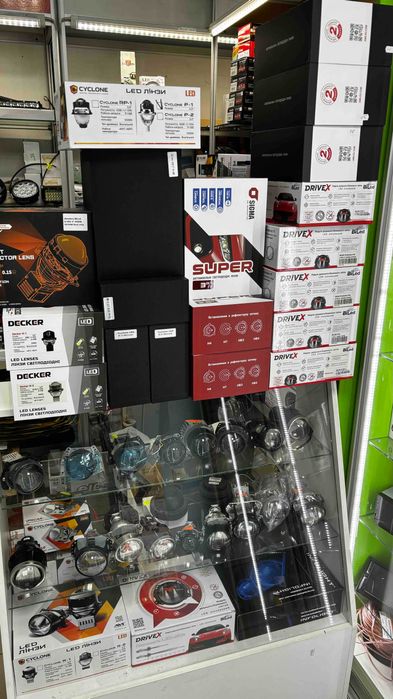 Лінзи BI LED лінзи в фару Decker AMS Drivex Sigma Cyclone Линзы в фару