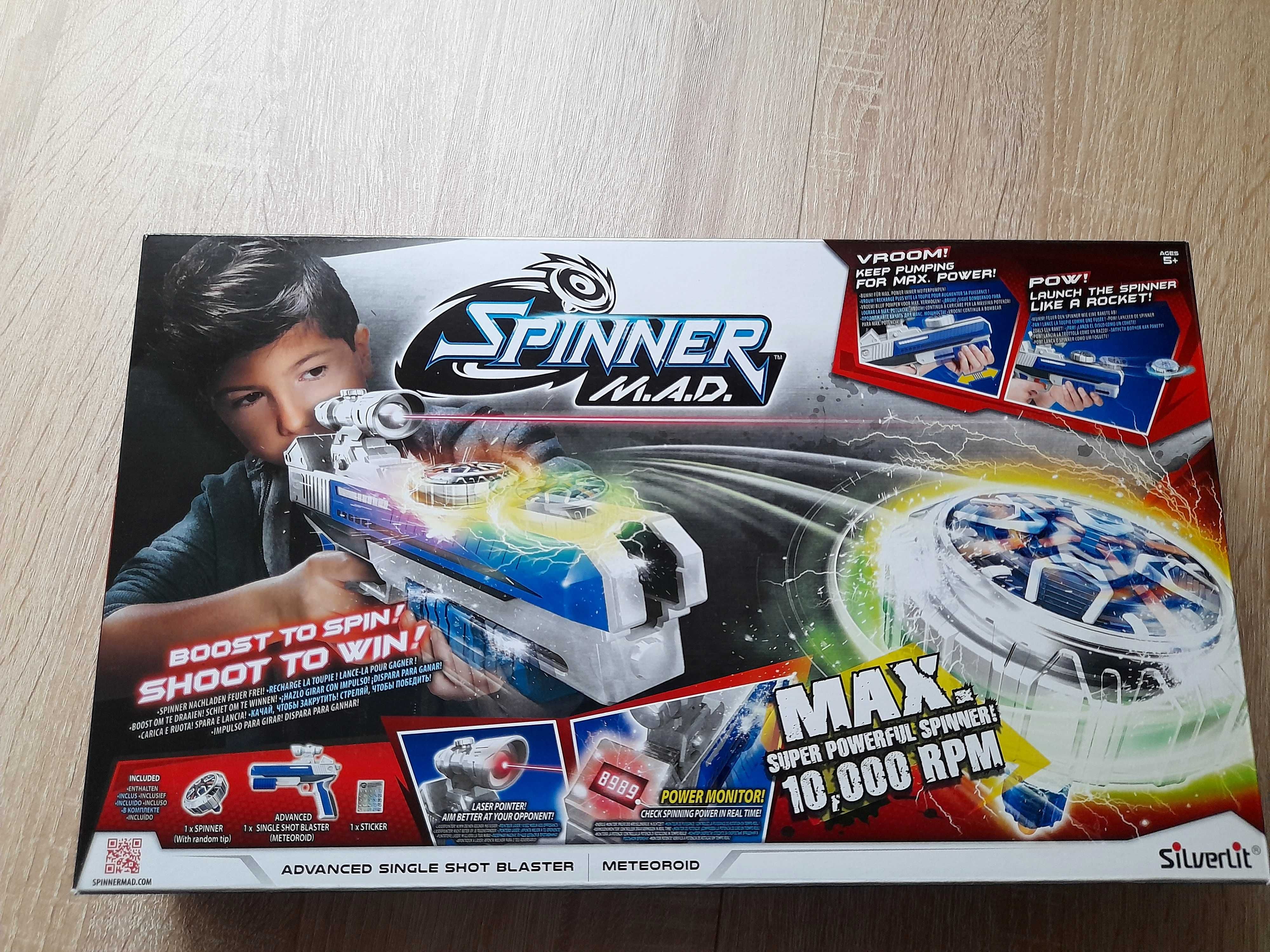 Wyrzutnia + spinner Silverit